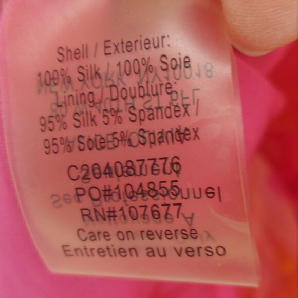 Alice + Olivia Silk Floral one shoulder blouse size xs - Picture 3 of 4